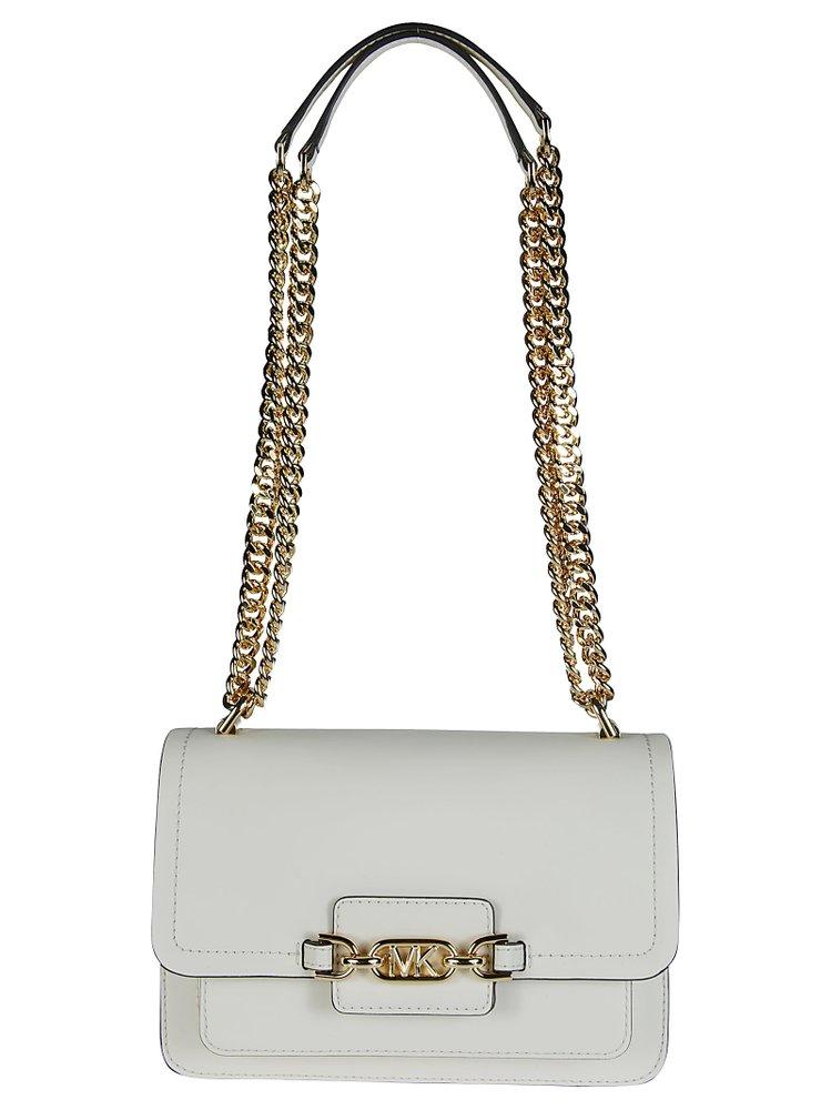 Michael kors shop white logo bag