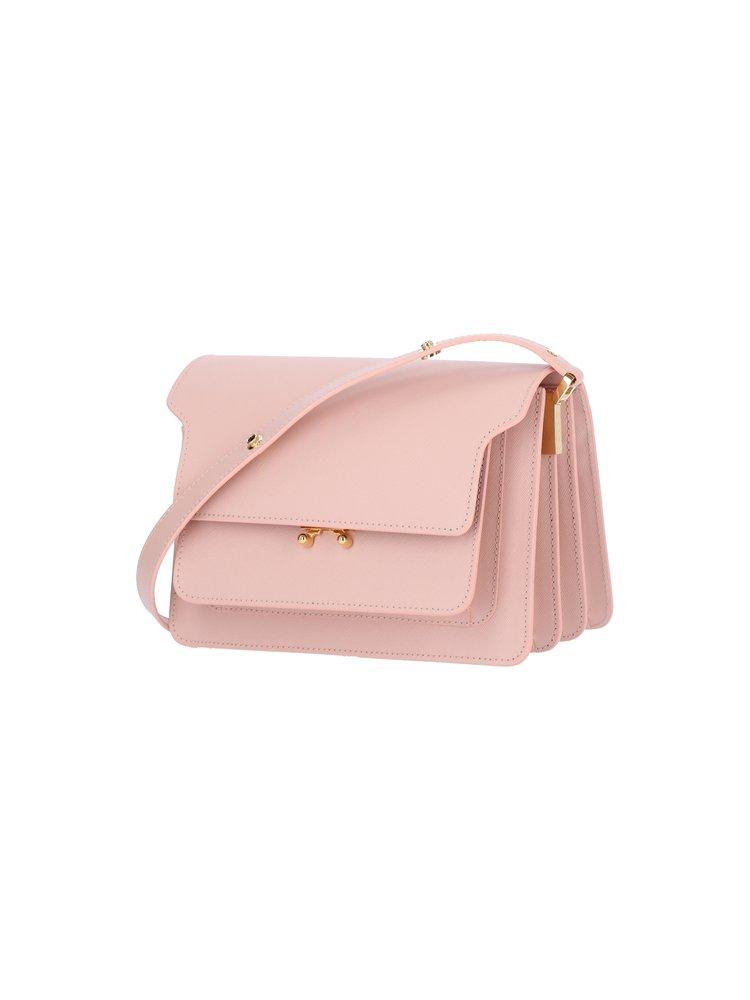 【MARNI】 'Trunk' Medium Shoulder Bag, Pink, One Size