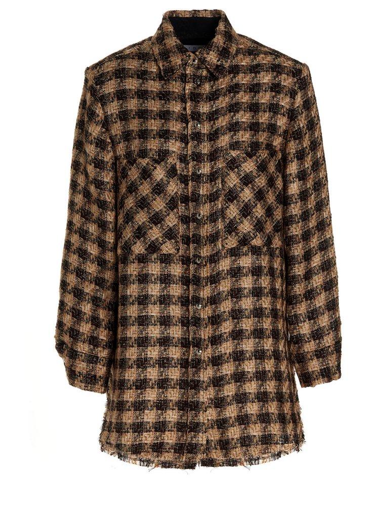 IRO Tweed Jacket in Brown | Lyst