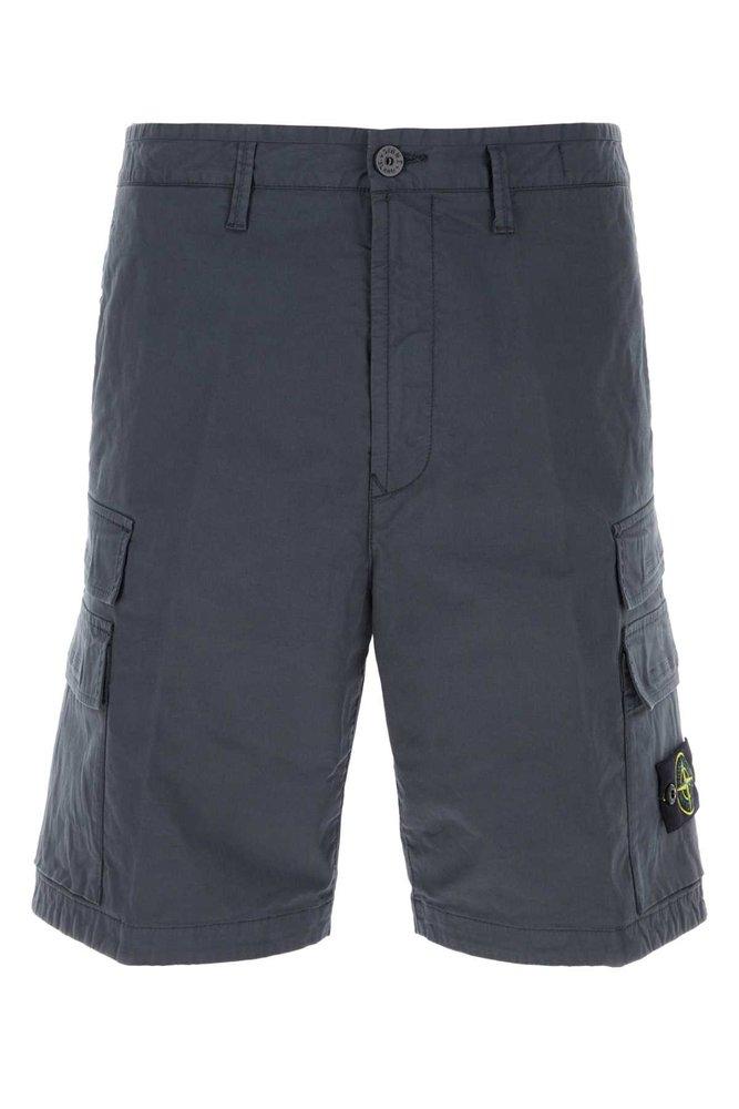 Stone Island Blue Patch Shorts