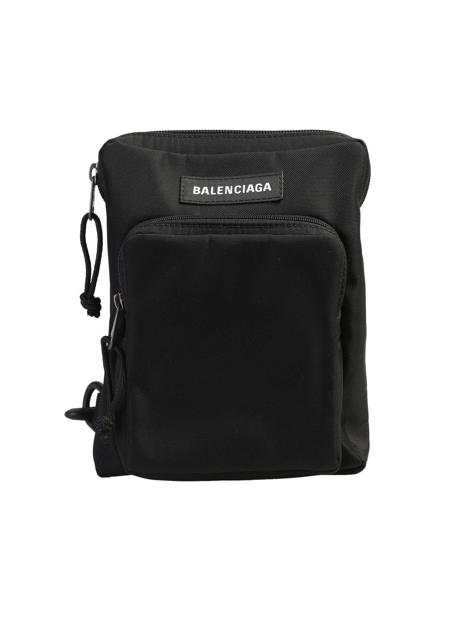Balenciaga Explorer Crossbody Messenger Bag in Black for Men Lyst