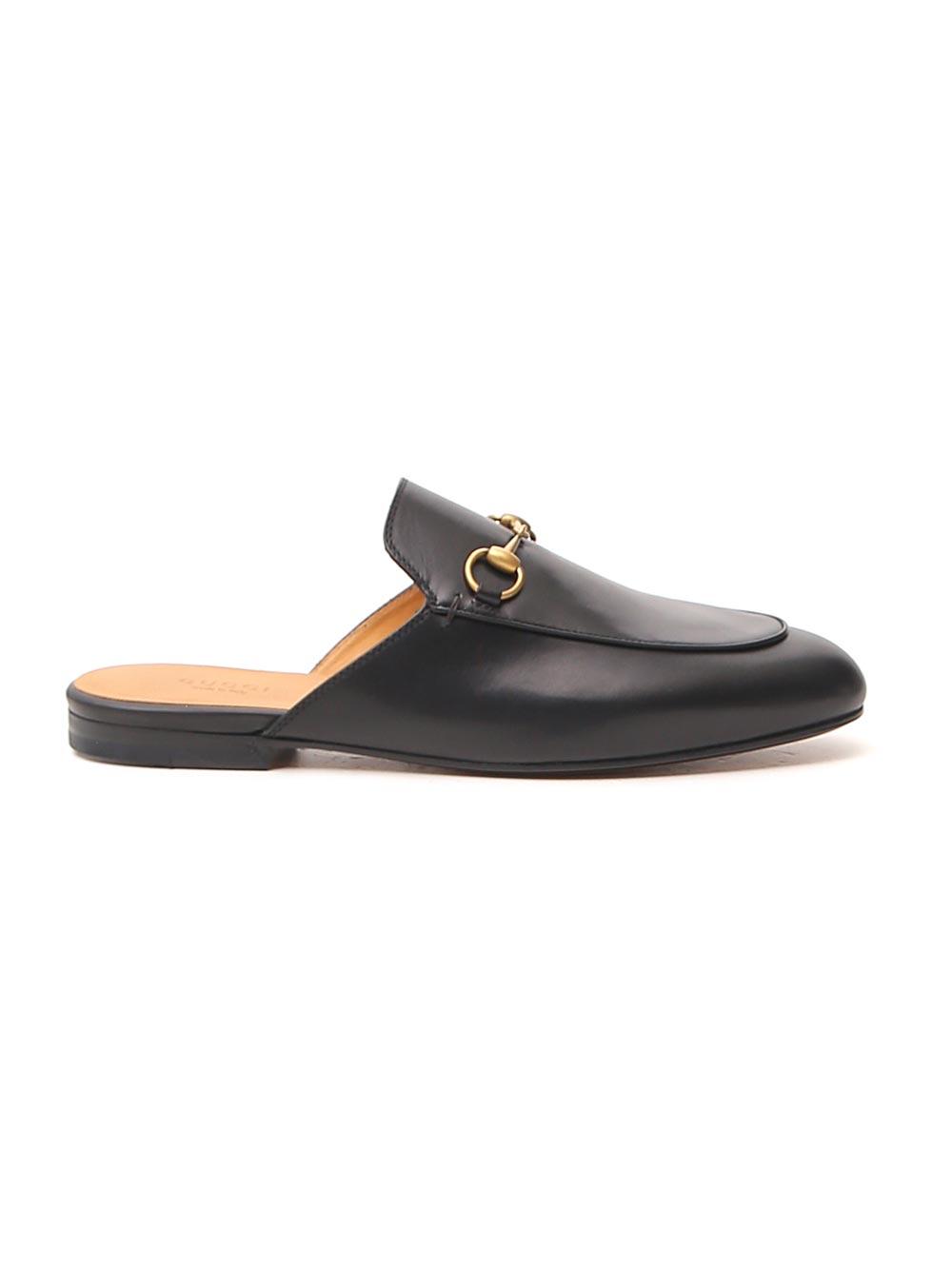 black horsebit mules