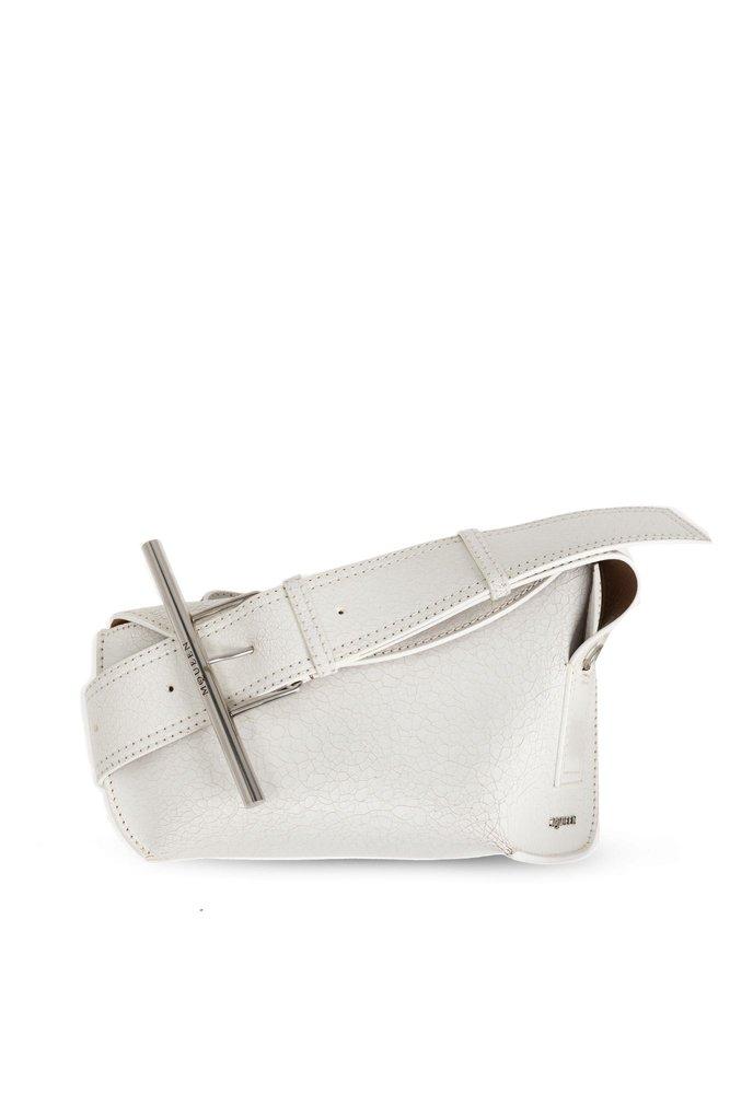 Alexander McQueen T Bar Buckled Belt Bag in White Lyst UK