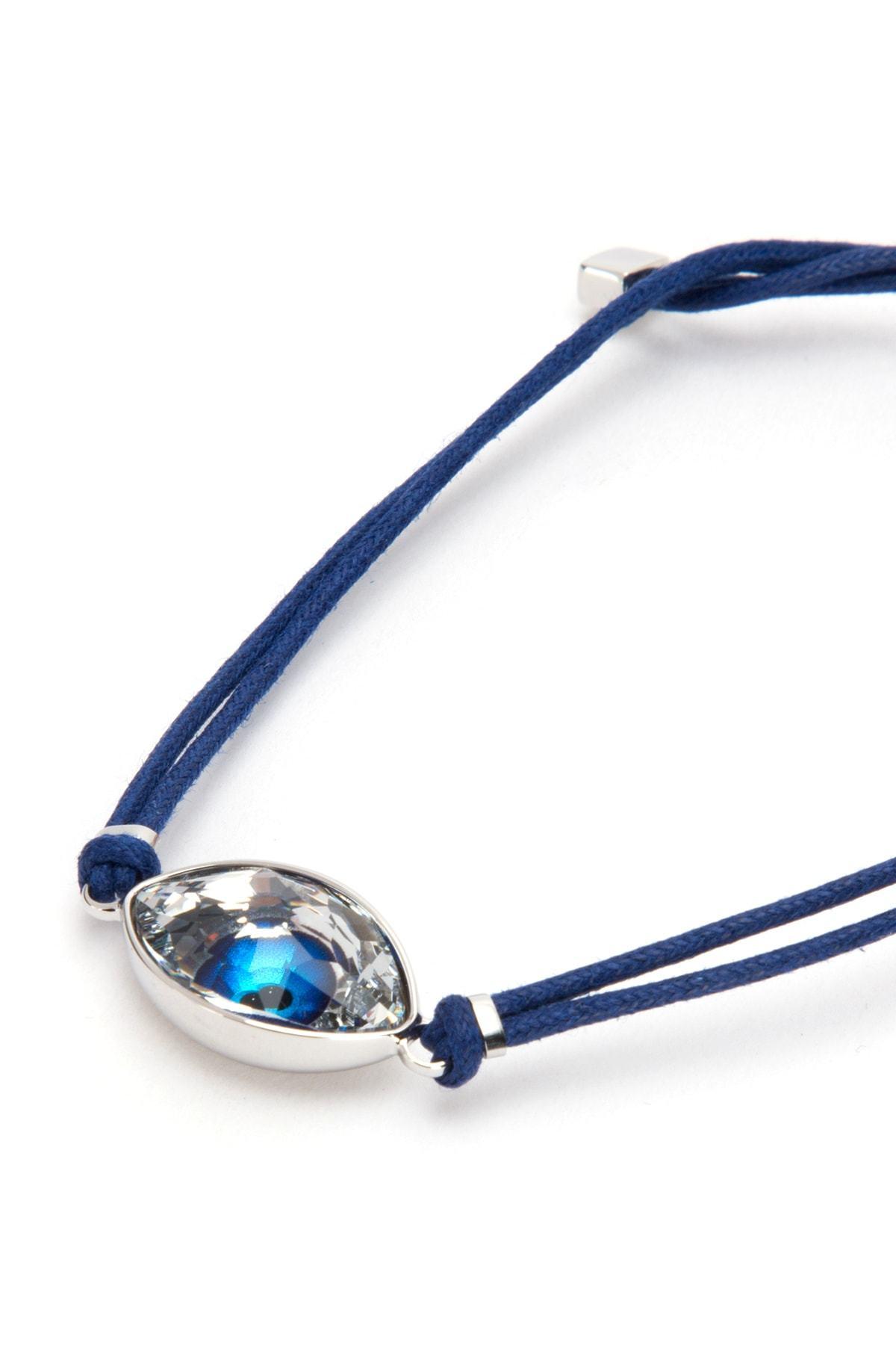 Swarovski Power Evil Eye Bracelet in Blue | Lyst