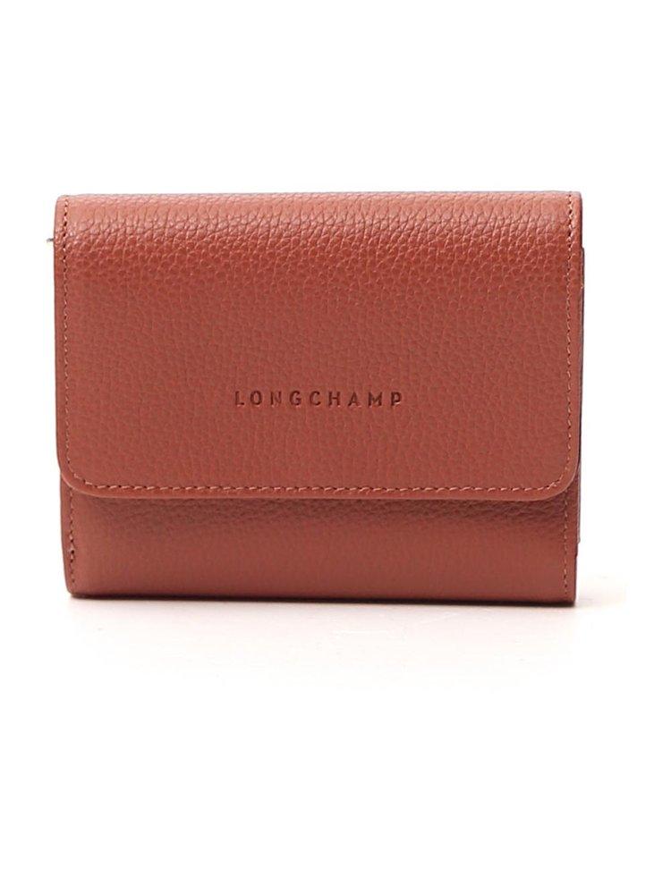 Longchamp Le Foulonné Compact Wallet in Natural