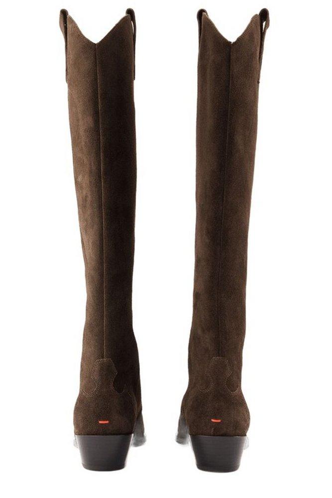ブーツその他 aeyde Aruna Boots - Aeyde - Suede - Moka Aeyde Black Aruna Tall Boots Aeyde