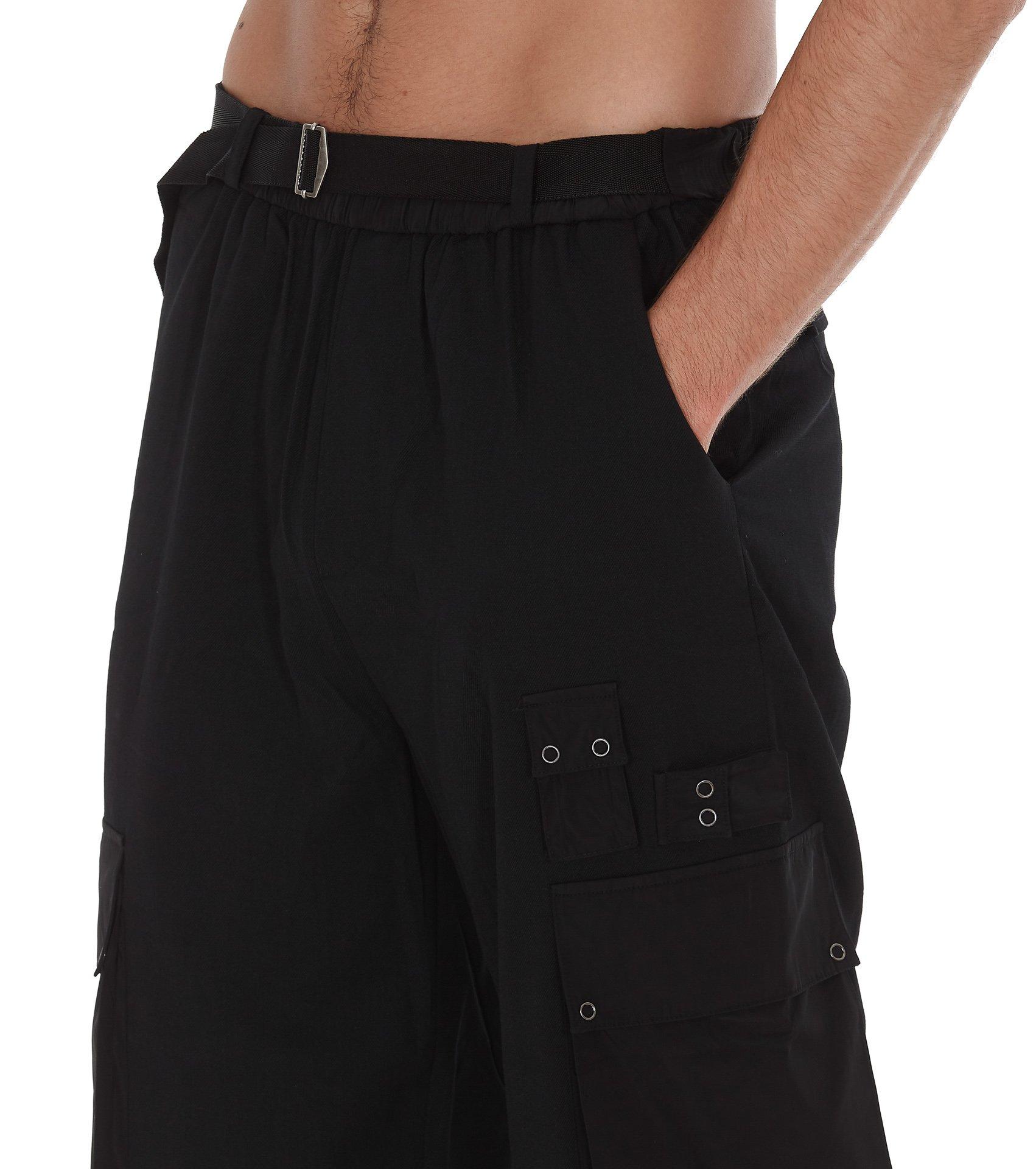 synthetic cargo pants