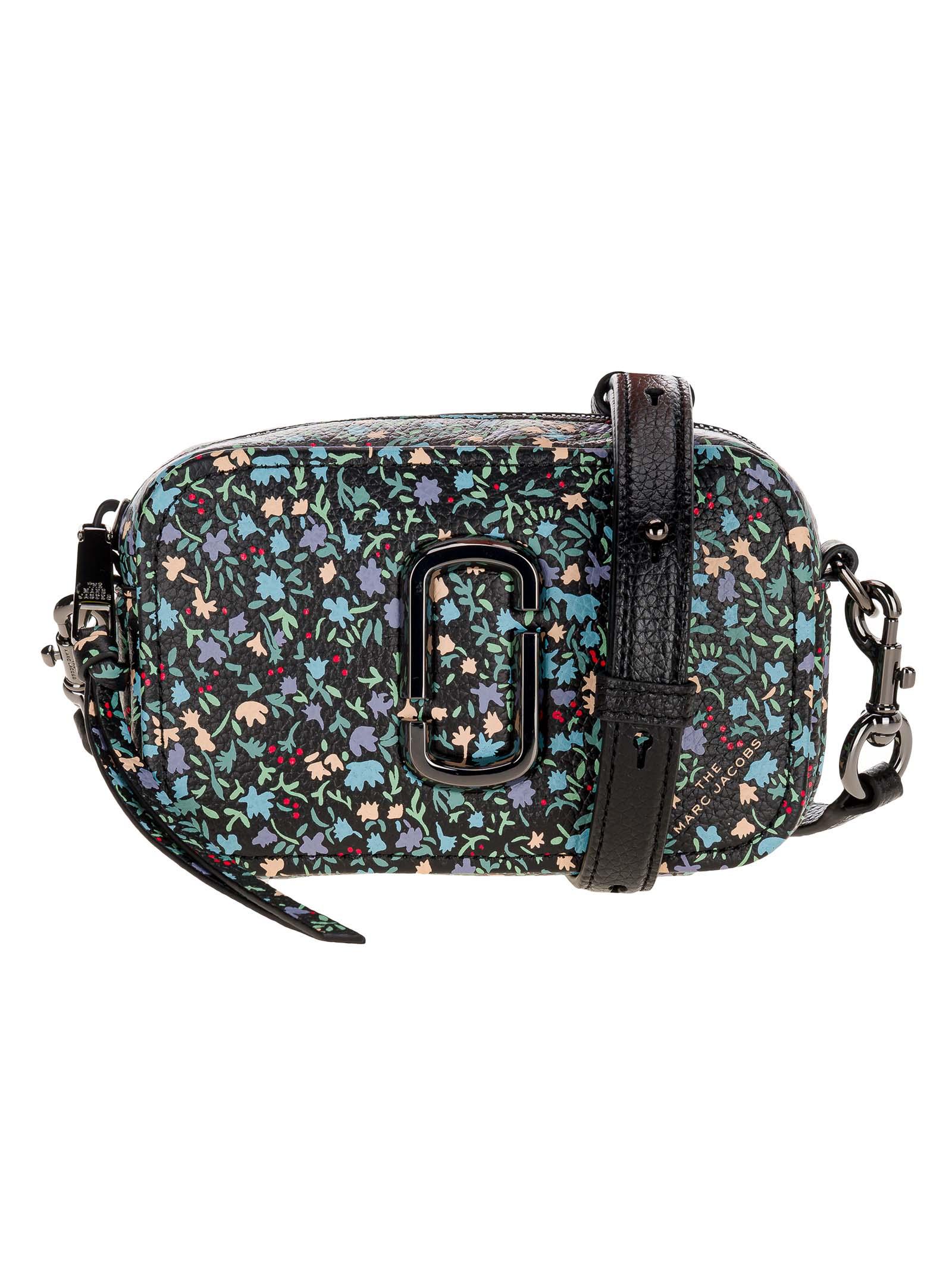 Marc Jacobs Leather The Softshot Ditsy Floral 17 Crossbody Bag in 