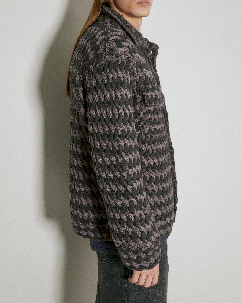 isaboulder towel twin pocket jacket青/グレー Isa Boulder – Voo Store