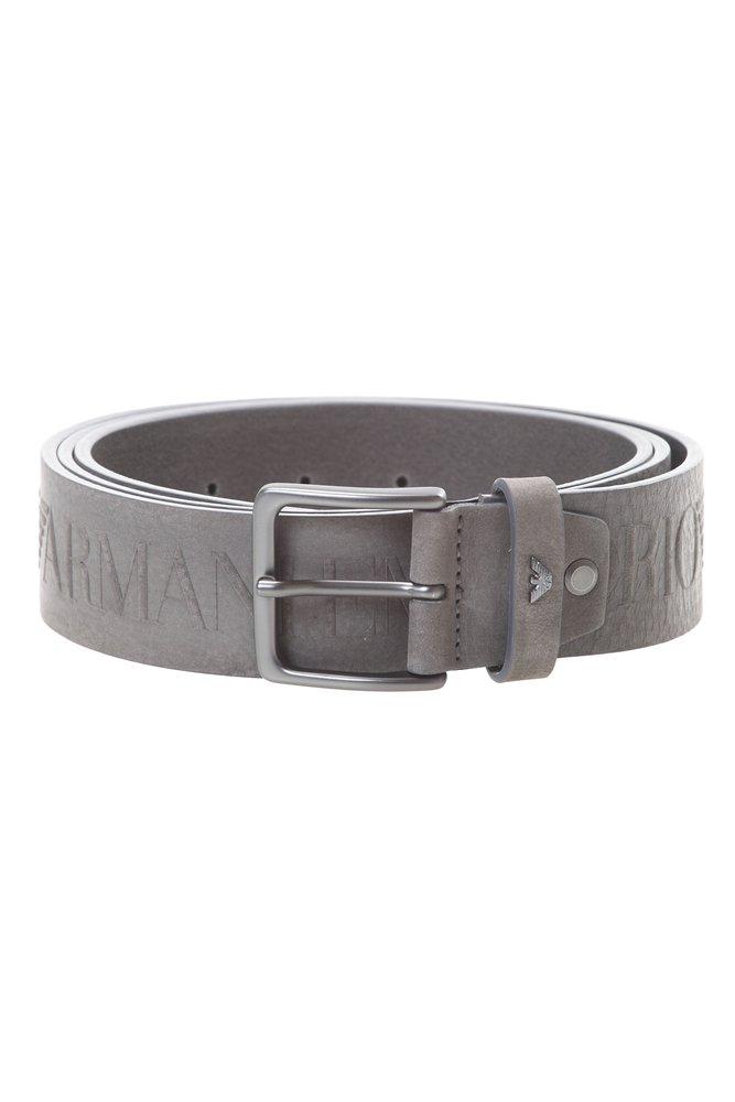 Emporio Armani Logo Belt - Black