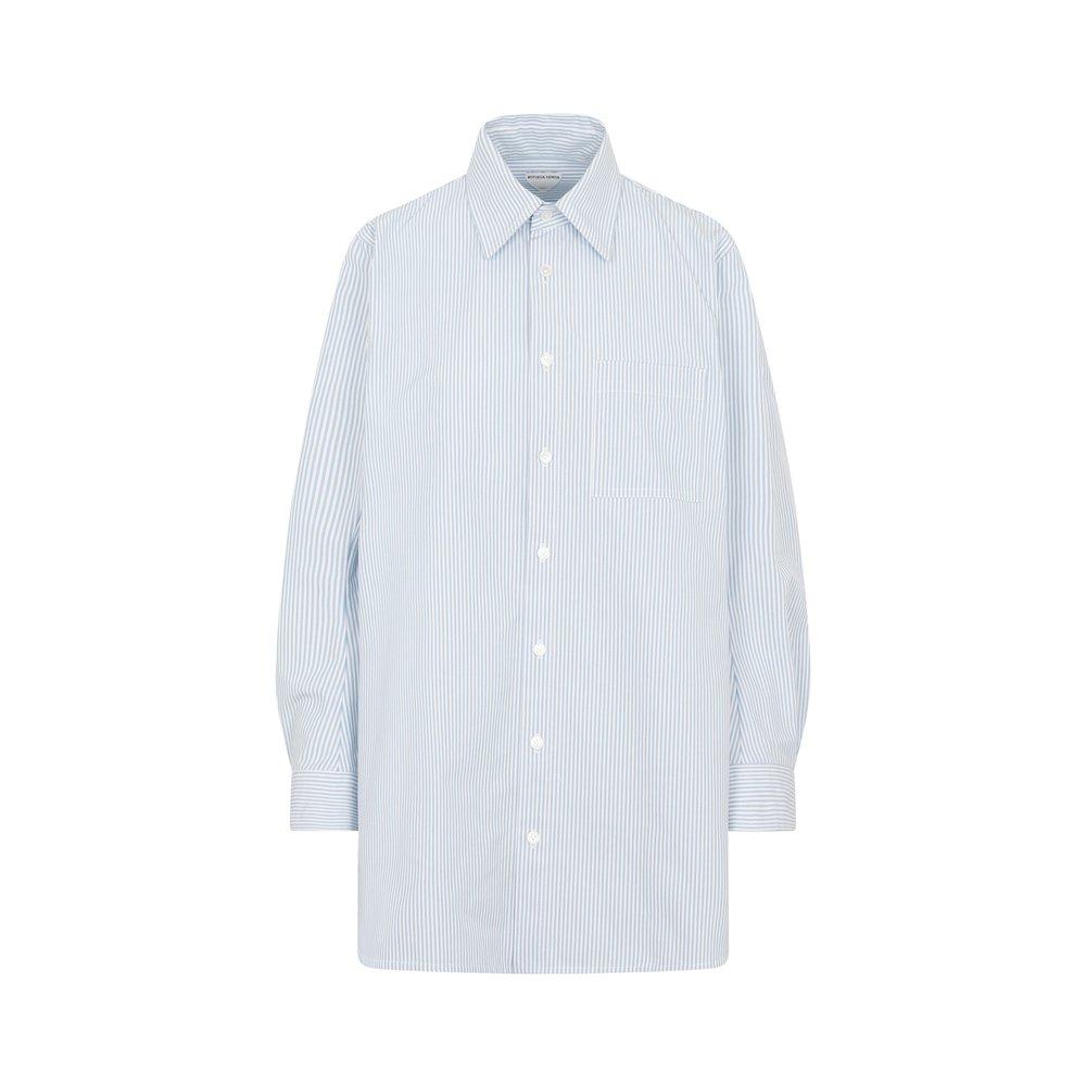 Bottega Veneta Cotton Striped Oversize-fit Shirt in Blue | Lyst