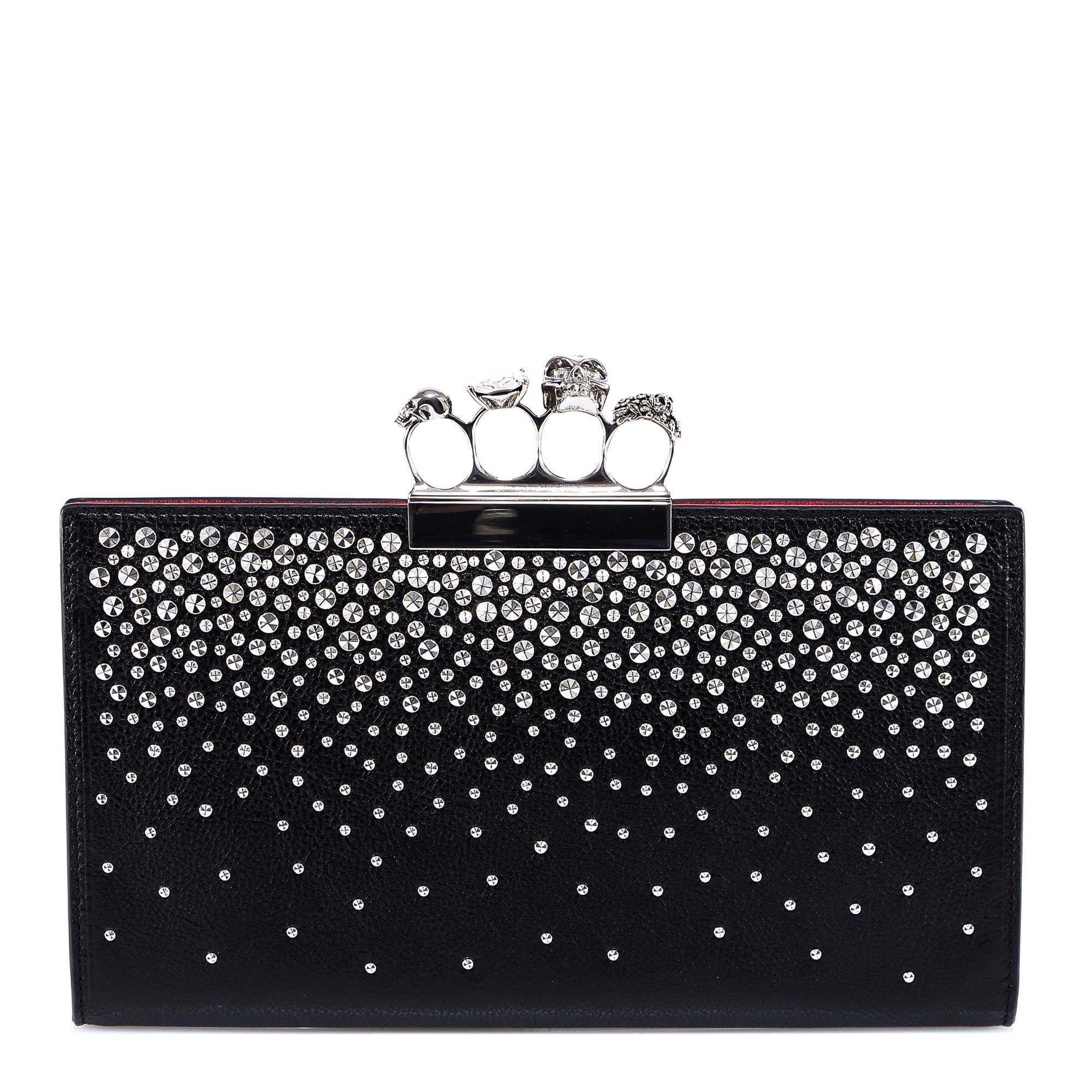 alexander mcqueen brass knuckle clutch