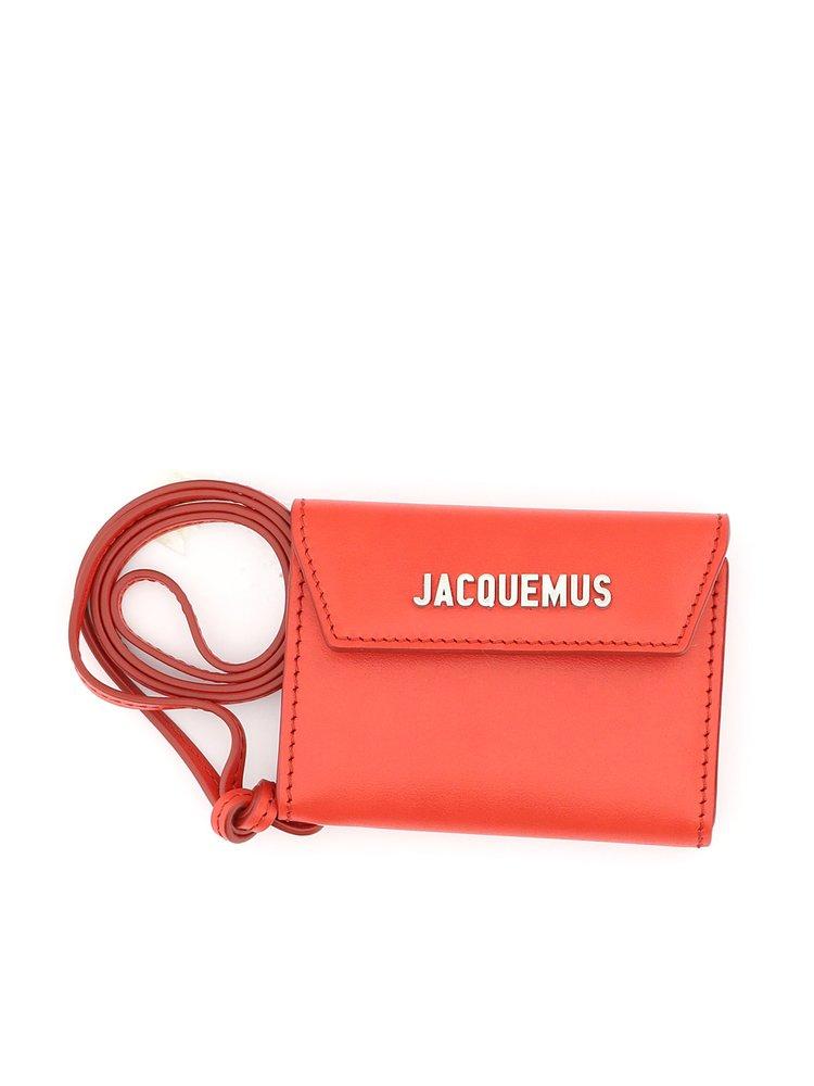 Jacquemus Le Porte Rectangular Card Holder in Red for Men