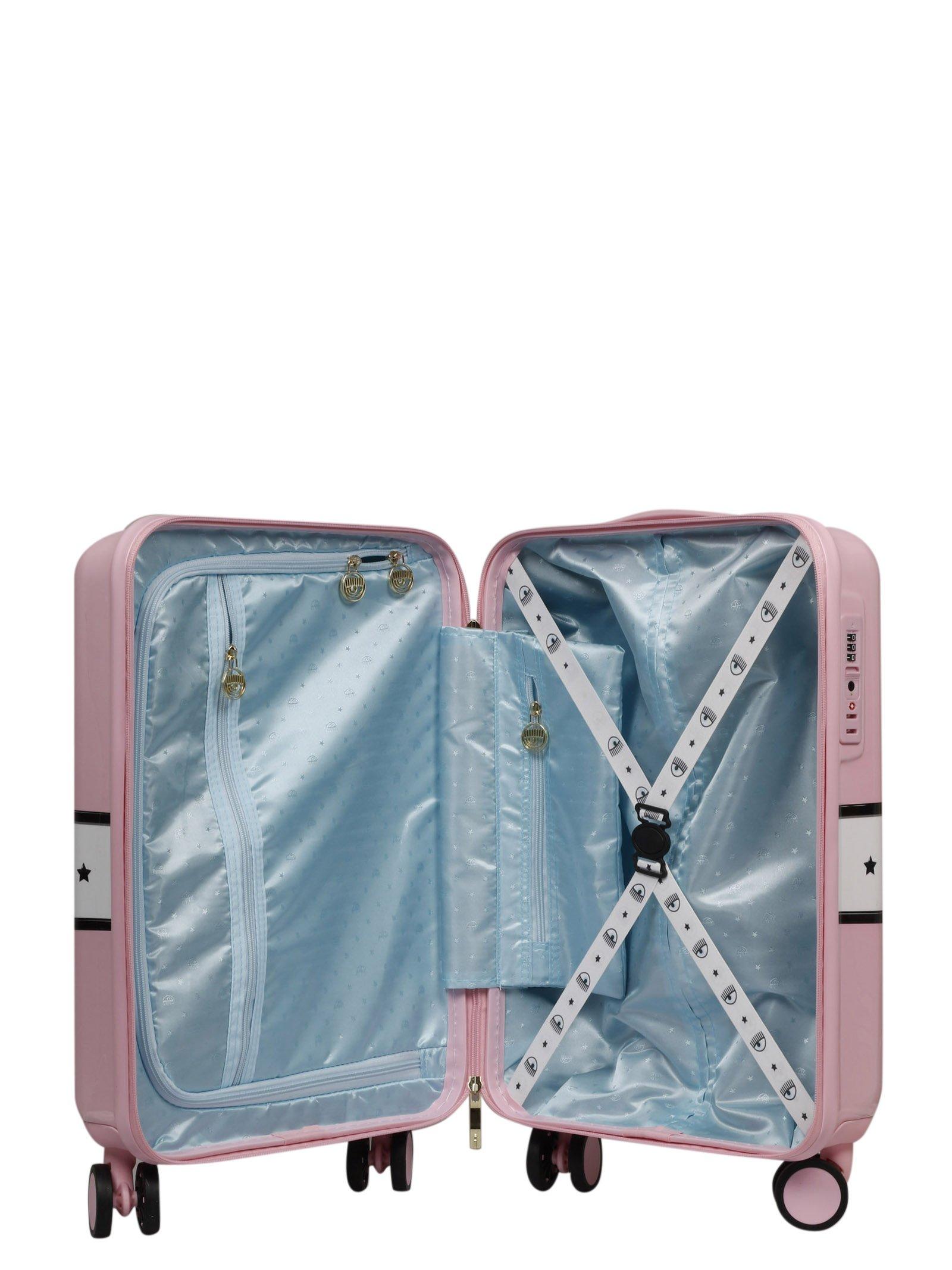 Chiara Ferragni Logomania Suitcase in Pink - Lyst