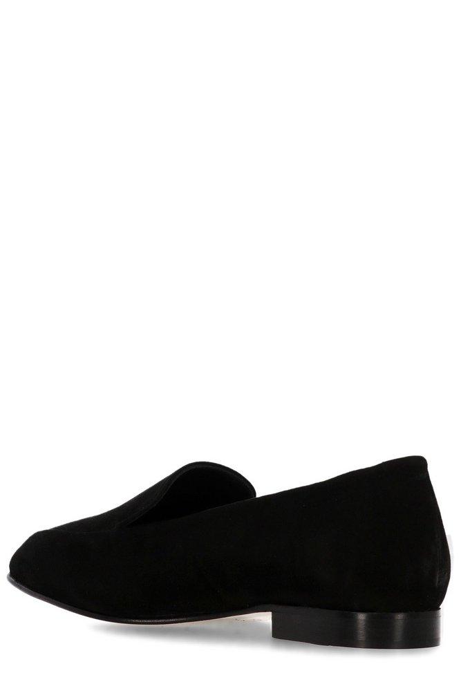 Shop Manolo Blahnik Veralli Woven Ballet Flats | Saks Fifth