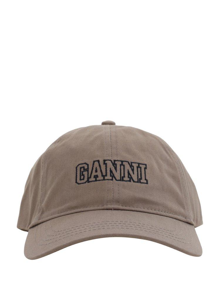 Ganni Baseball Hat in Brown | Lyst