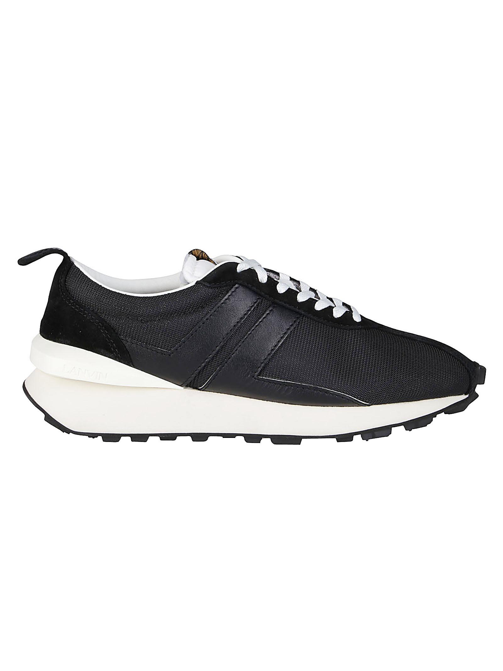 lanvin mesh bumper sneakers