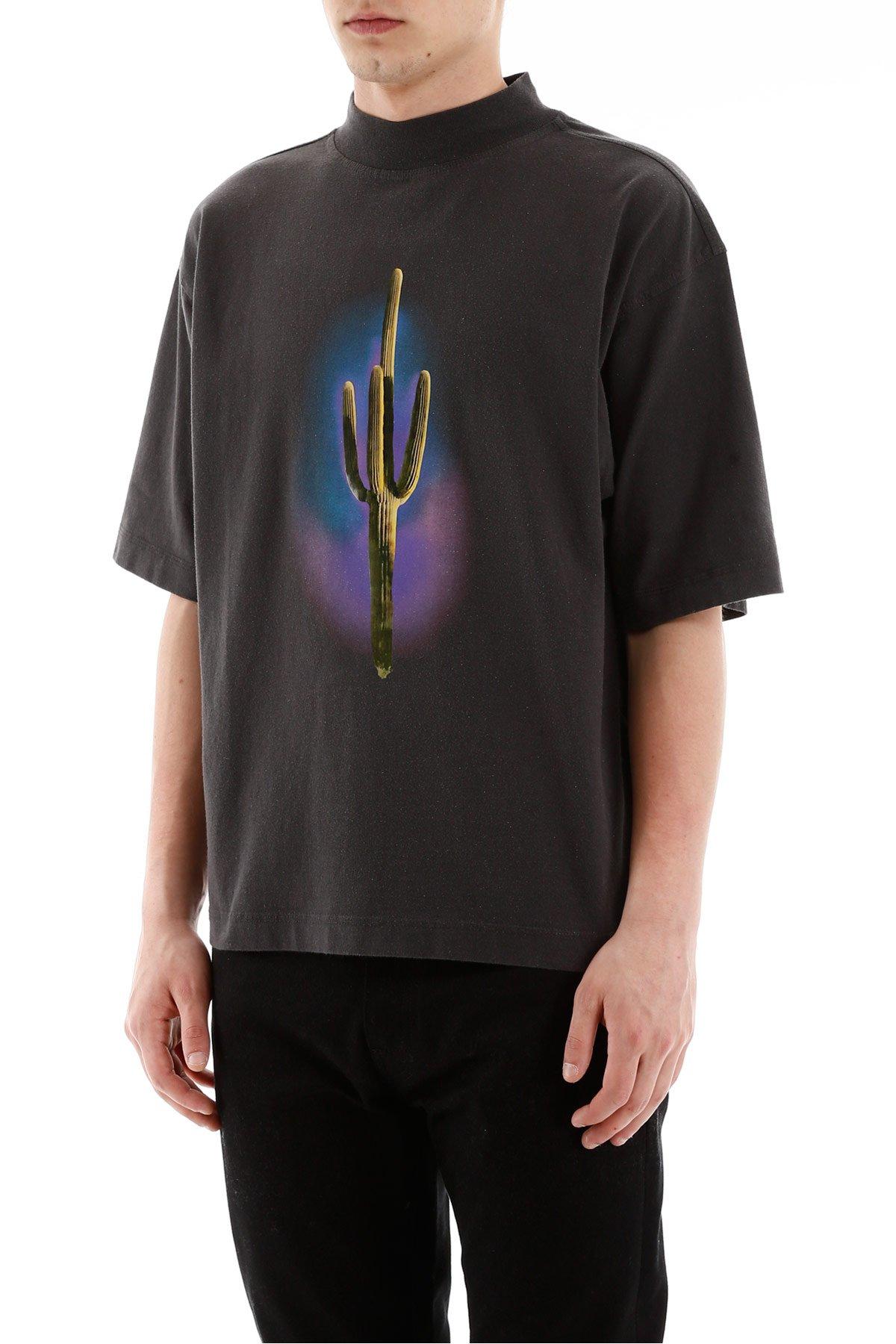 Palm Angels Cactus-print Cotton-jersey 