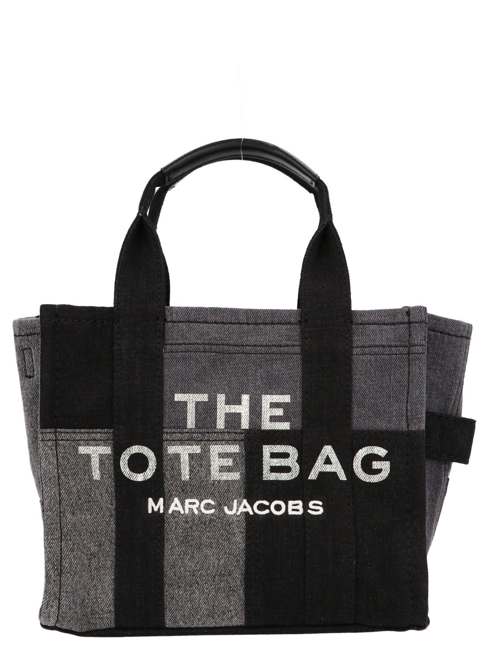 Marc Jacobs The Denim Mini Tote Bag in Black | Lyst Australia