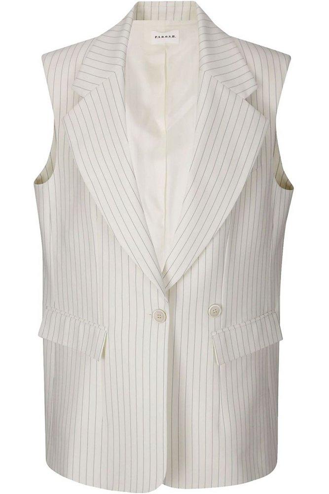 ダウンベスト PAROSH D410028.RAISA25 Waistcoats Buy Style Cheat Black Rayne Round High Neck Sleeveless