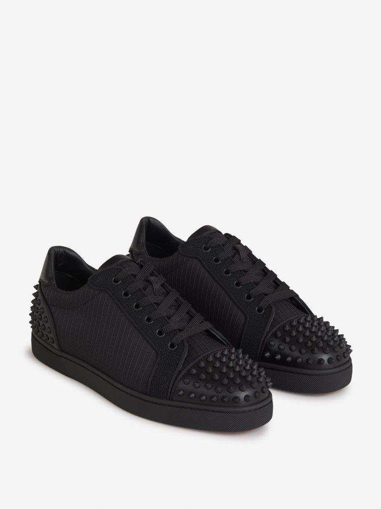 Christian Louboutin Seavaste 2 Orlato Nylon & Leather Sneaker in Black for  Men | Lyst