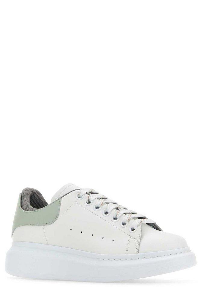 Alexander McQueen Oversized lace-up sneakers - White