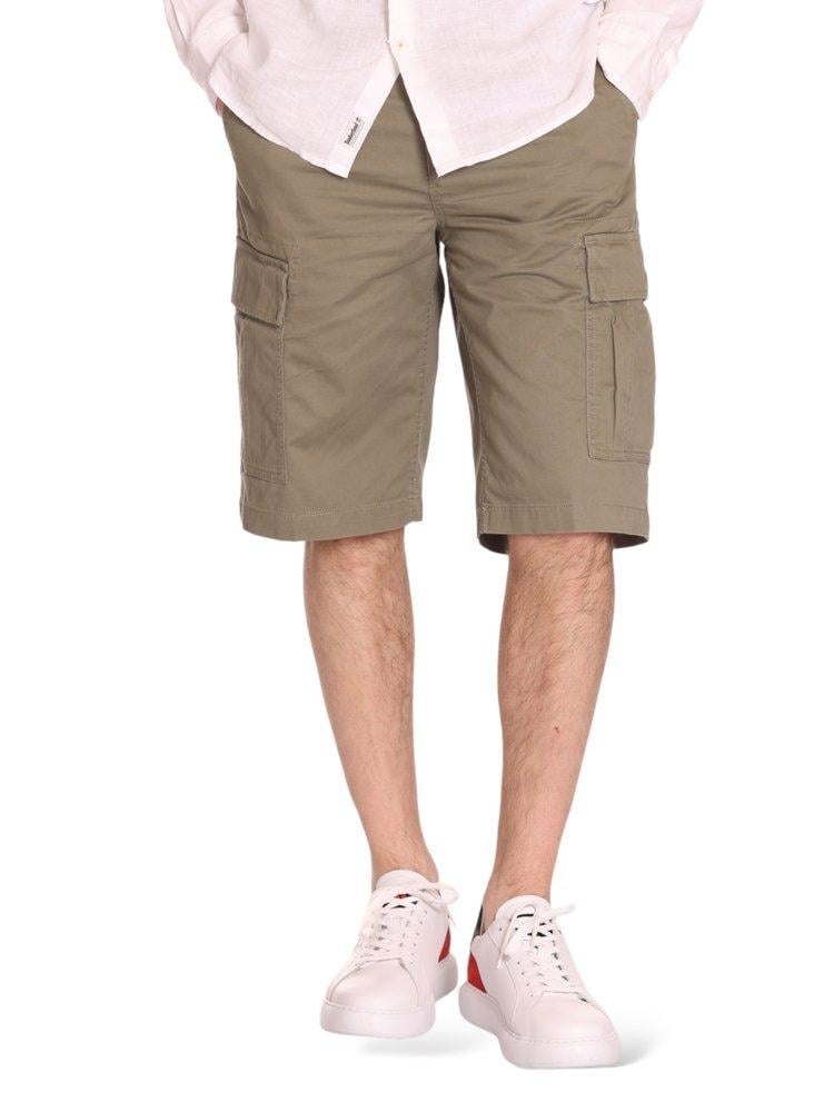 Timberland Mid-rise Cargo Shorts in Natural for Men | Lyst