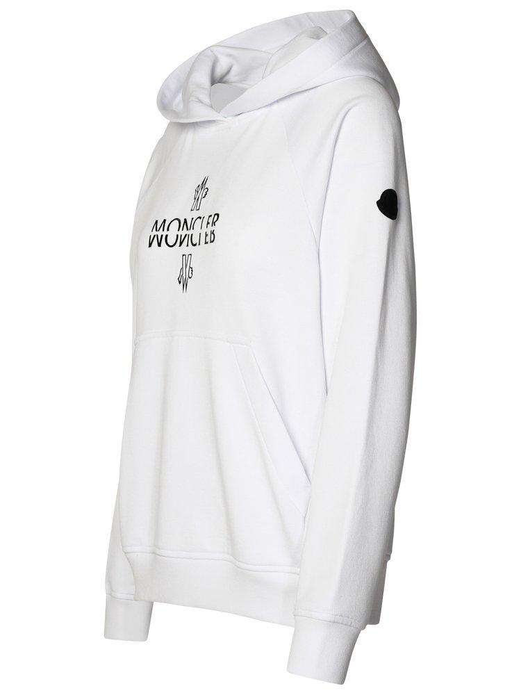 Moncler hoodie online white