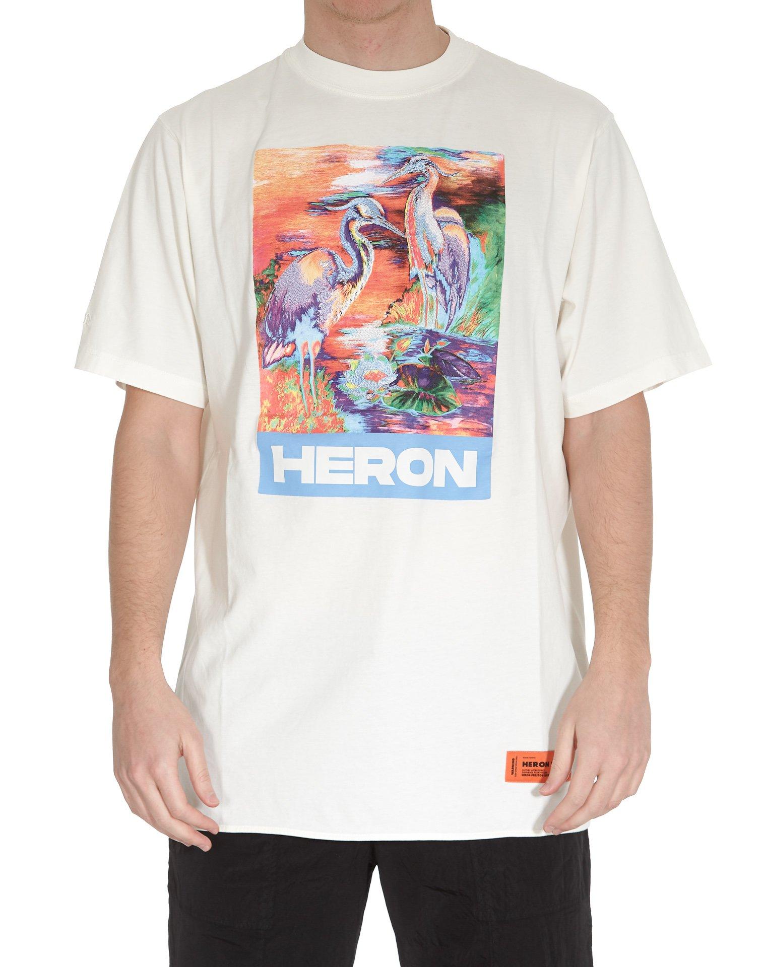 【している】 Heron Preston グラフィックTシャツ ストンの