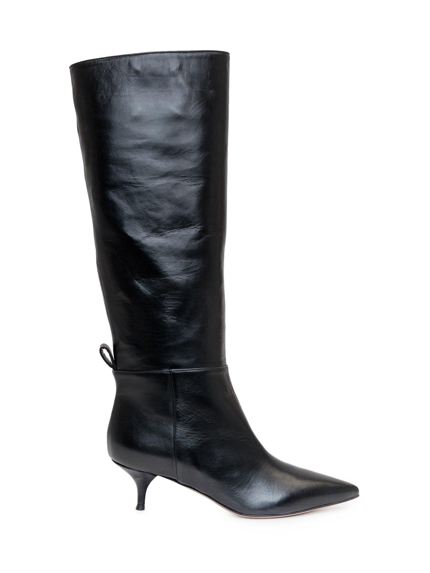 L'Autre Chose Kitten Heel Knee-high Boots in Black | Lyst Canada
