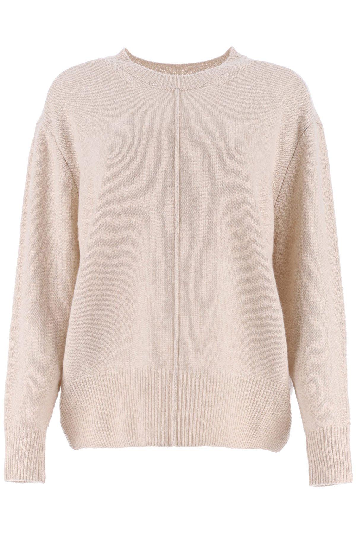Isabel Marant Cashmere Crewneck Knitted Sweater in Beige (Natural ...
