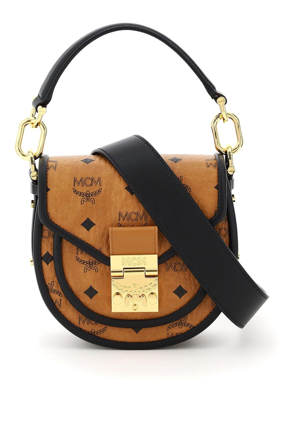 MCM Leather Mini Patricia Crossbody Bag in Brown Lyst