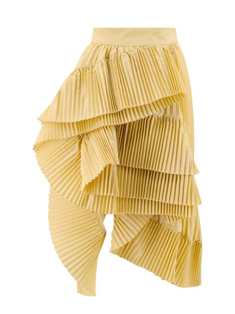 Dries Van Noten Skirt in Yellow | Lyst