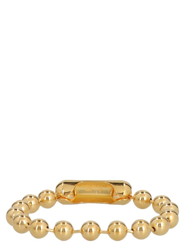 オレンジ系宅配便配送Ambush Logo Ball Chain Bracelet ブレスレット ...