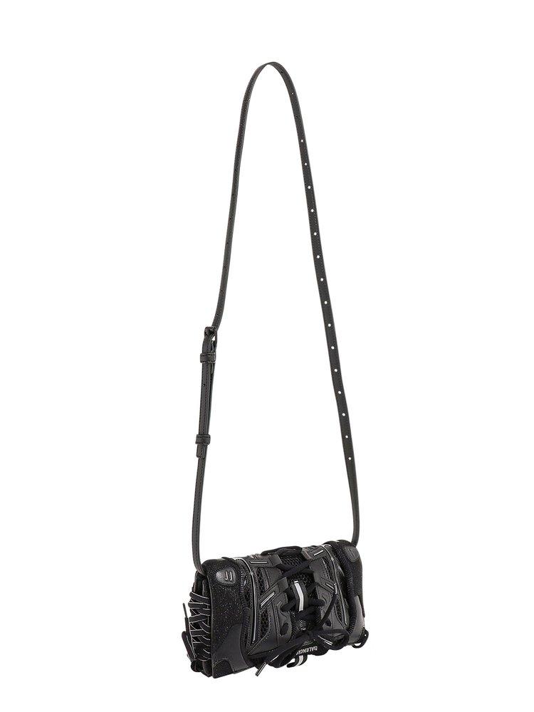 Balenciaga Sneakerhead Phone Holder Crossbody Bag in Black Balenciaga Sneakerhead Phone Holder Crossbody Bag in Black