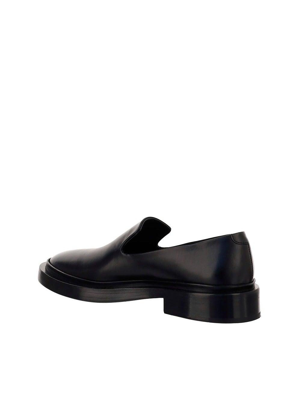 Jil Sander Round-toe Loafers in Black for Men | Lyst