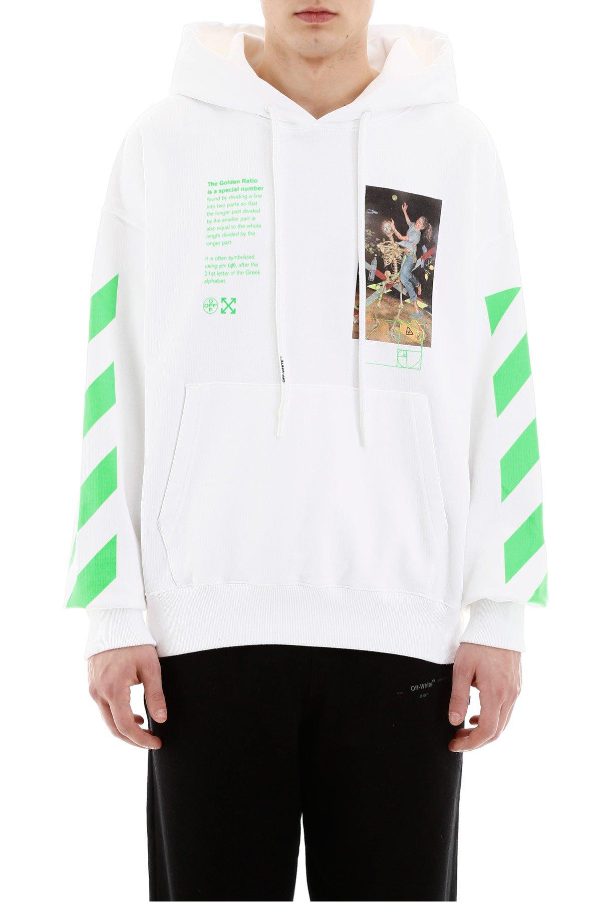 Off-White c/o Virgil Abloh Pascal Painting Print Sweatshirt in White 