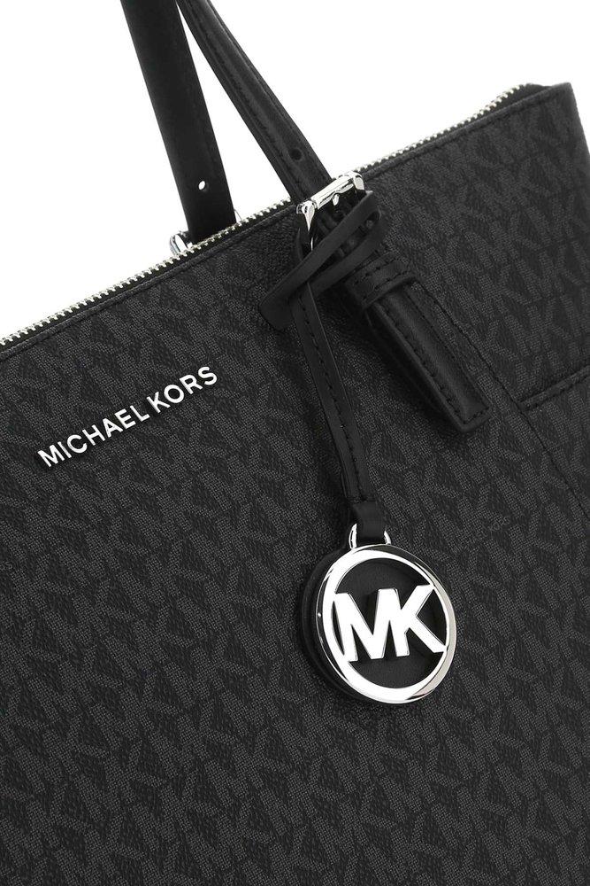 Michael kors black monogram bag best sale