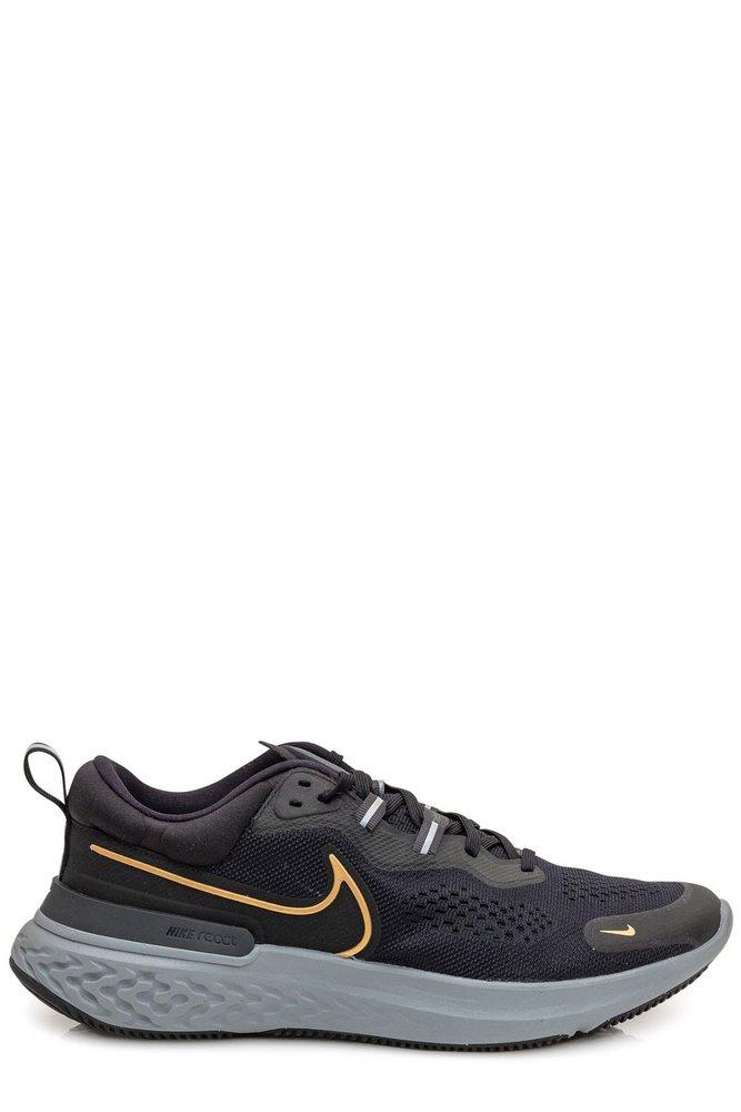 Nike React Miler 2 Lace-up Sneakers in Black for Men | Lyst