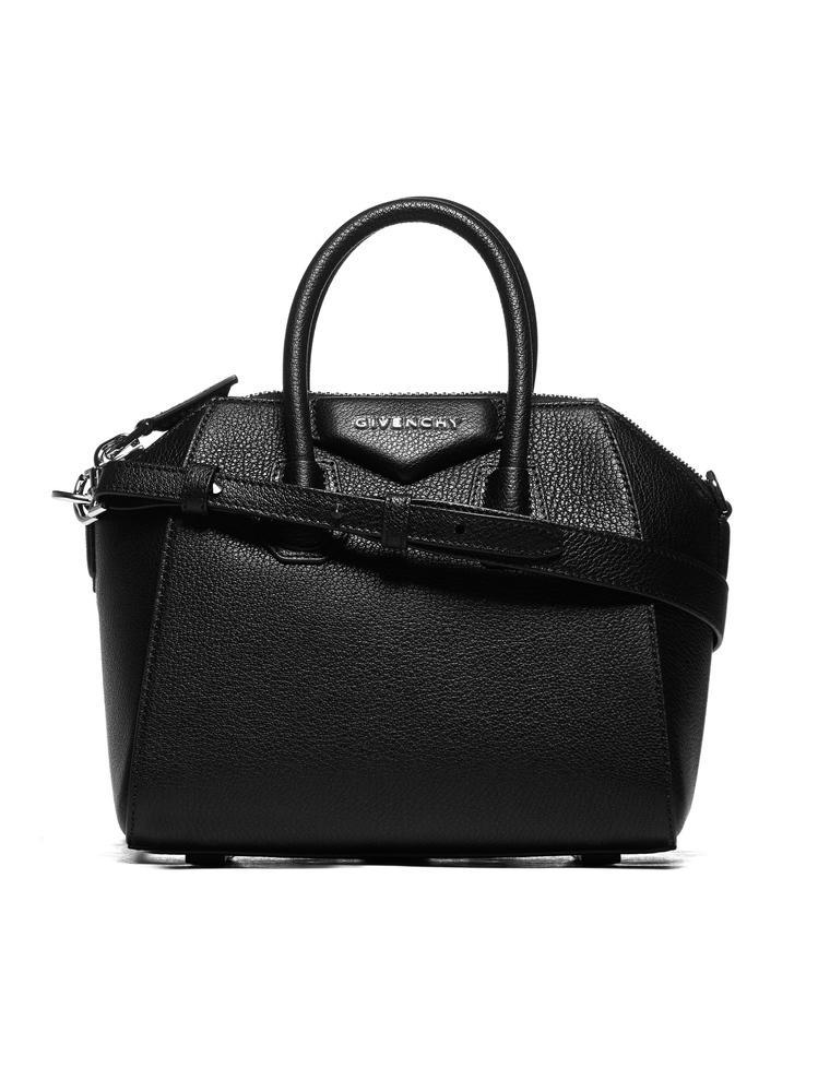 Givenchy Antigona Mini Leather Tote Bag in Black - Lyst