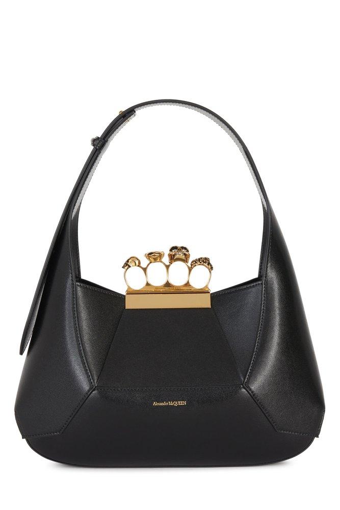 ALEXANDER MCQUEEN - The Four Ring Leather Shoulder Bag