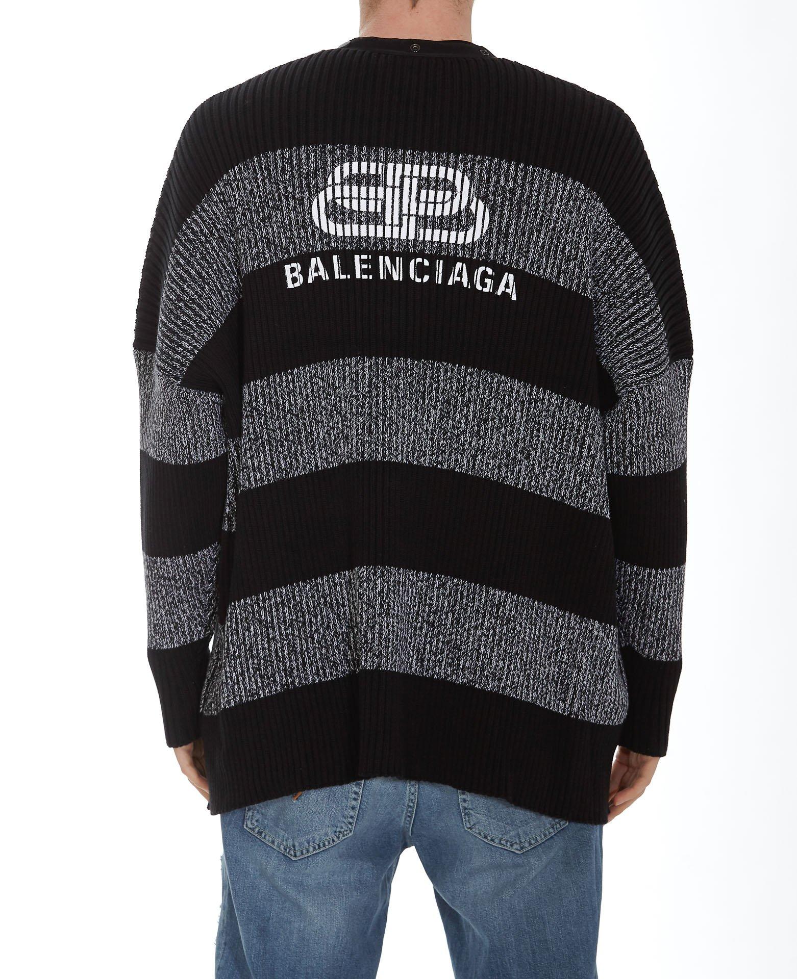 balenciaga grey cardigan