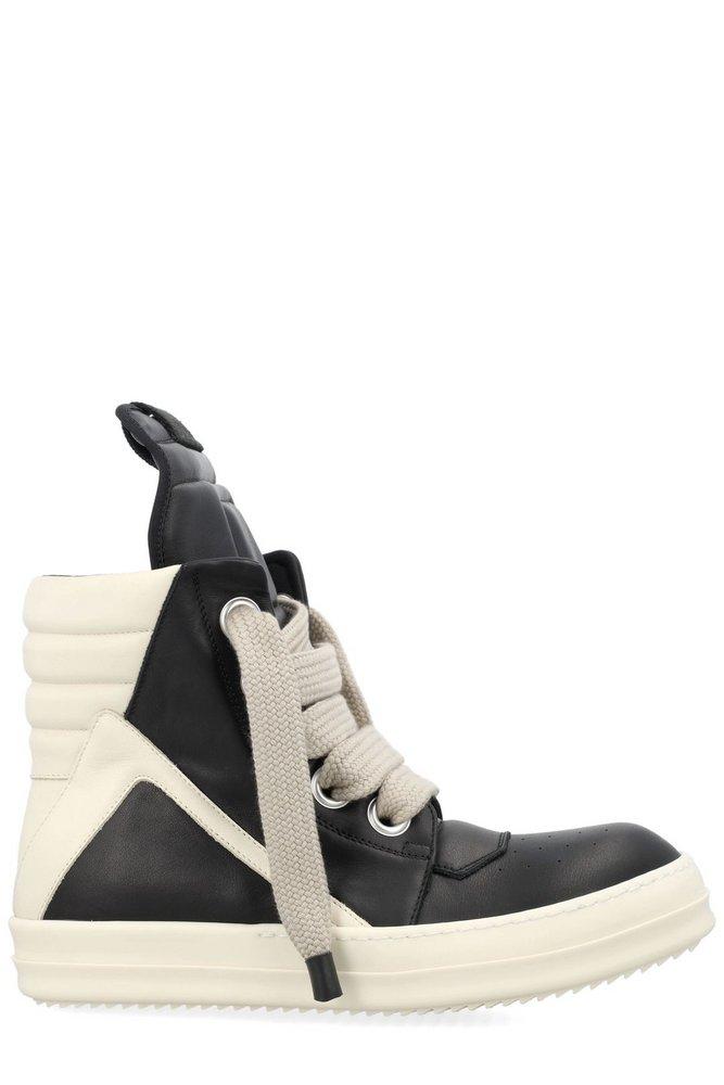 Rick Owens High Top Geobasket Sneakers For in White Lyst UK