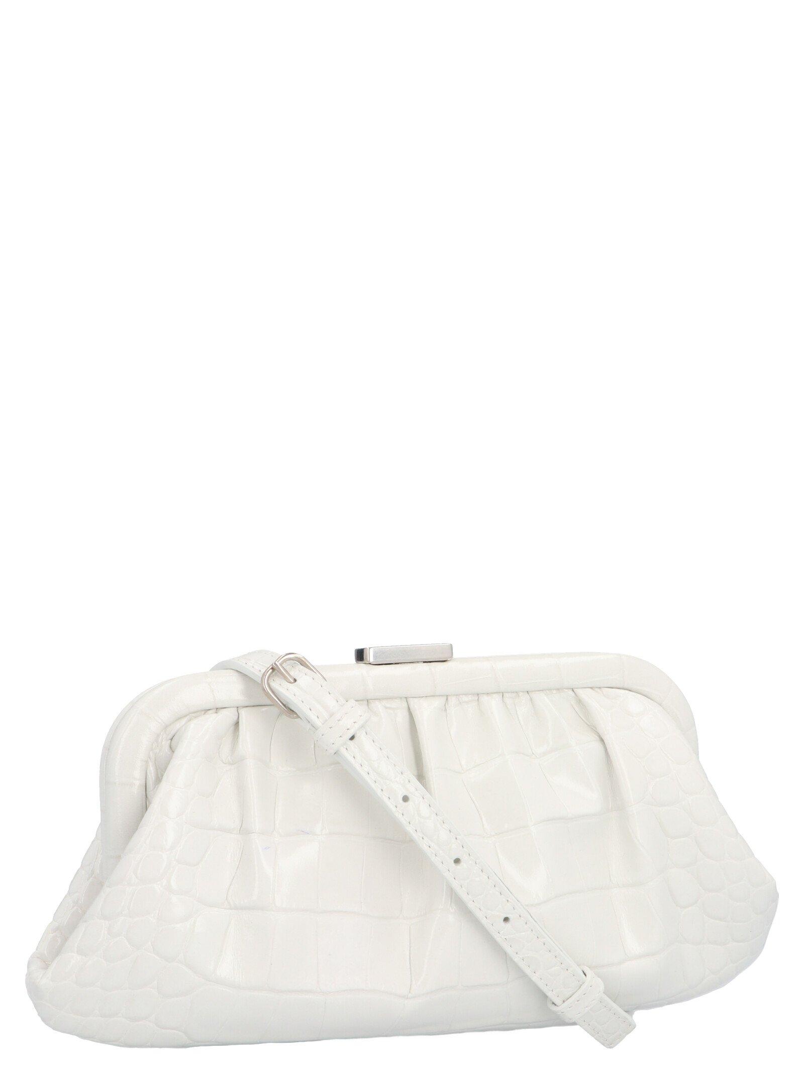 Balenciaga Leather Cloud Xs Strap Clutch Bag in White - Lyst