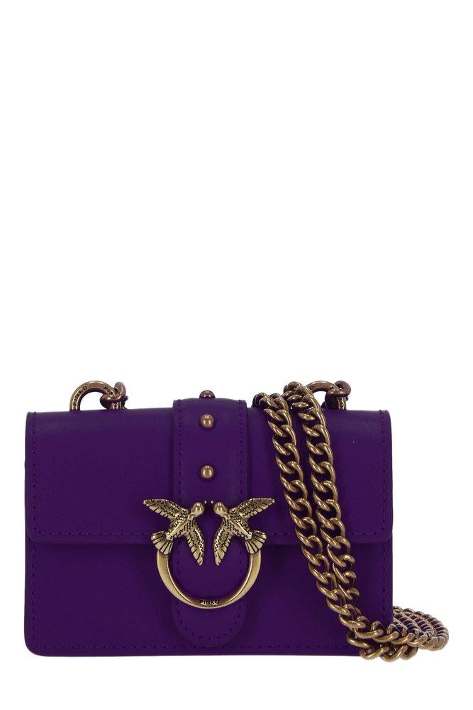 Pinko Micro Love Bag in Purple Lyst