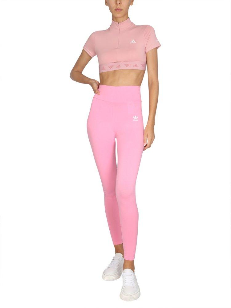 adidas Originals LEGGINGS With Logo Pink Lyst