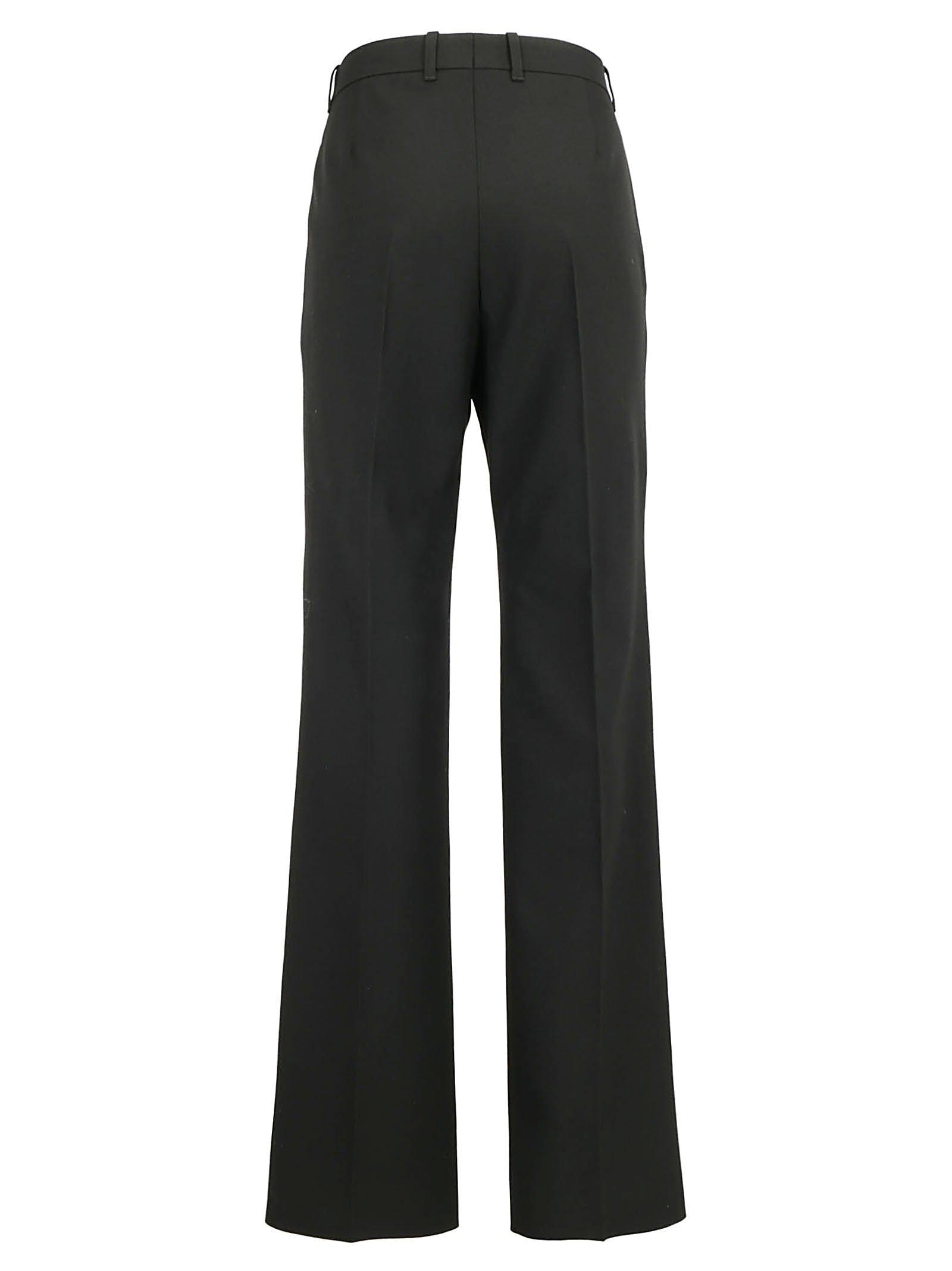 Balenciaga Wool High-waisted Tailored Trousers in Black - Lyst
