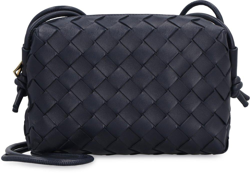 Bottega Loop Mini Camera Bag in Blue Lyst