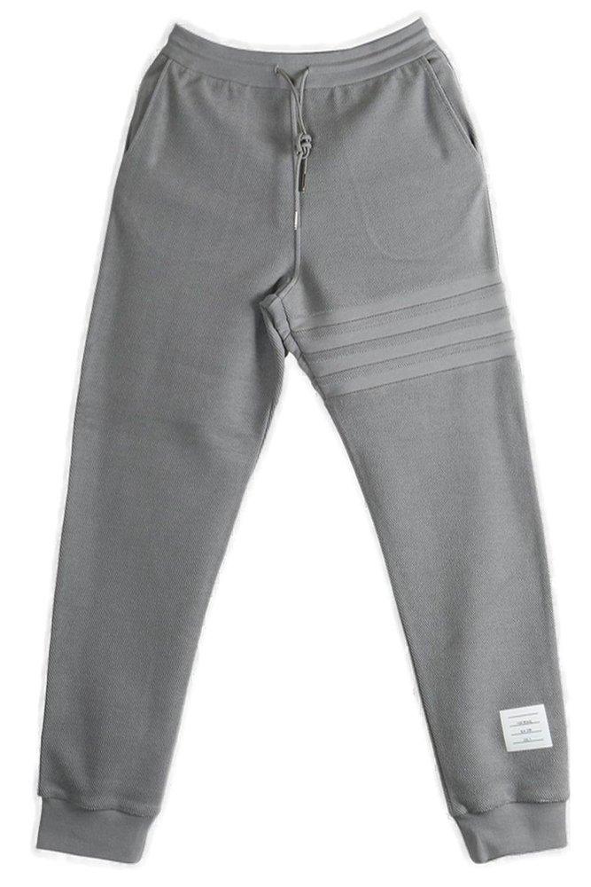 トラックパンツ・ジャージ THOM BROWNE Men Straight Pants MTC223F00572 035 GREY Twill Sack Trousers | Thom Browne