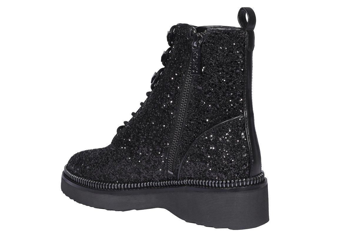michael kors haskell glitter combat boot